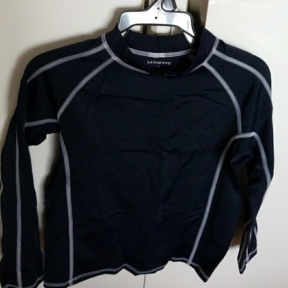 New!🏊Lands End boy swimming top long sleeves